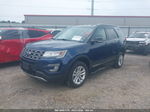 2017 Ford Explorer Xlt Blue vin: 1FM5K7D81HGC79207