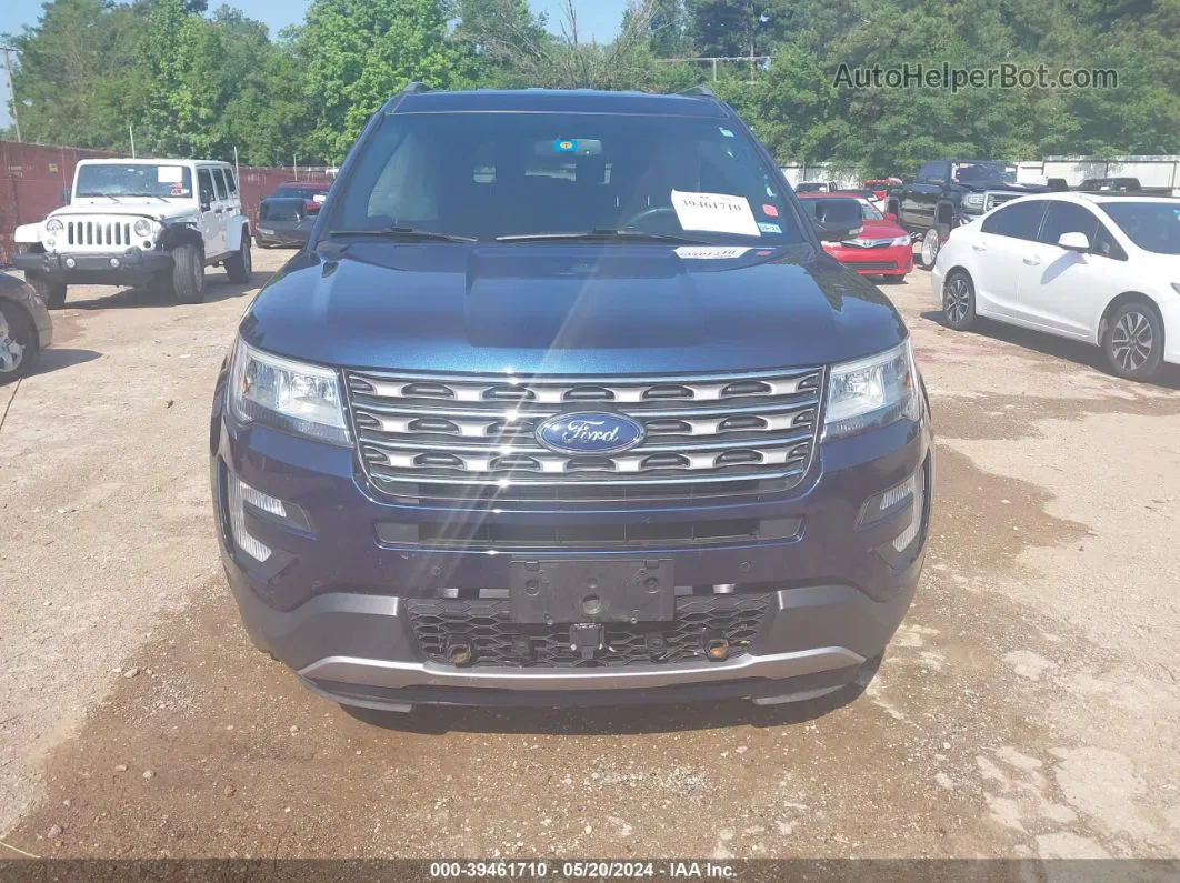 2017 Ford Explorer Xlt Синий vin: 1FM5K7D81HGC79207