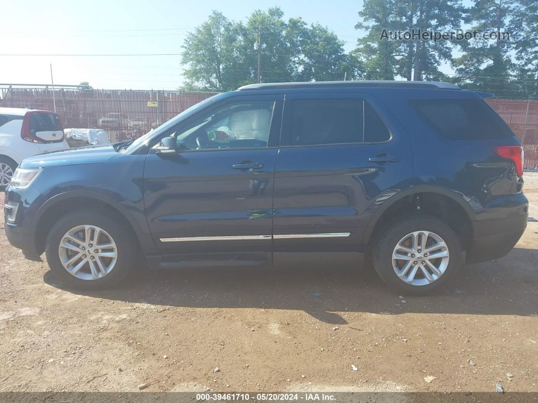 2017 Ford Explorer Xlt Blue vin: 1FM5K7D81HGC79207