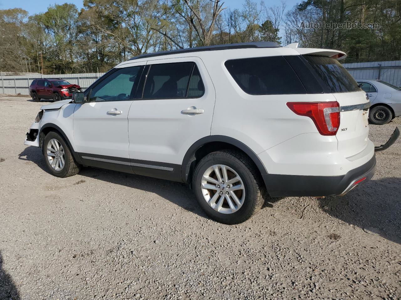 2017 Ford Explorer Xlt Белый vin: 1FM5K7D81HGD40216