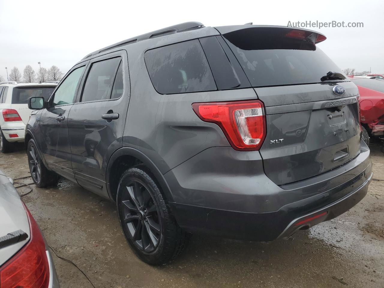 2017 Ford Explorer Xlt Black vin: 1FM5K7D81HGD52253