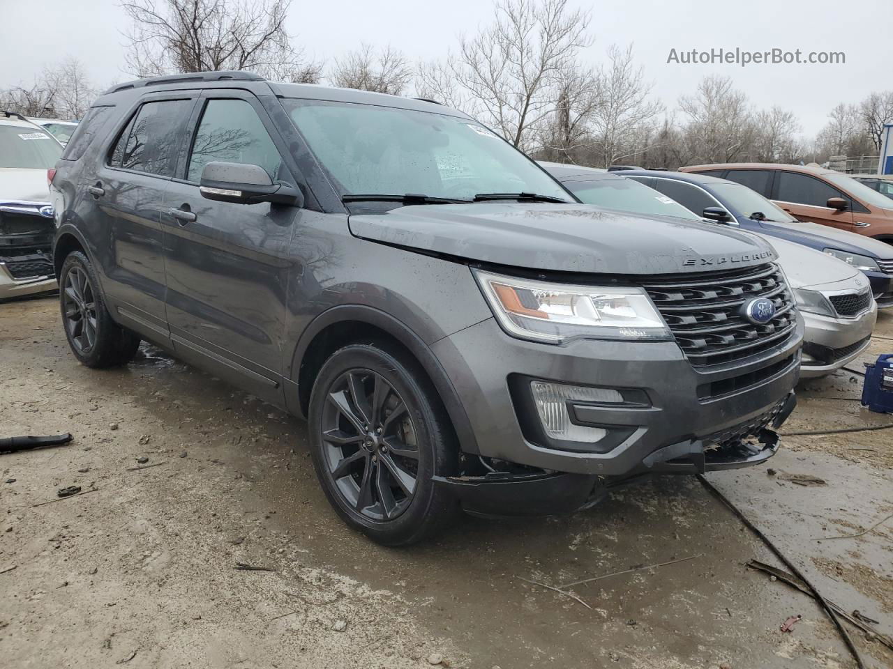 2017 Ford Explorer Xlt Black vin: 1FM5K7D81HGD52253