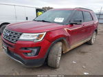 2017 Ford Explorer Xlt Red vin: 1FM5K7D81HGD53001