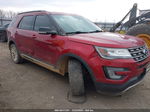 2017 Ford Explorer Xlt Red vin: 1FM5K7D81HGD53001