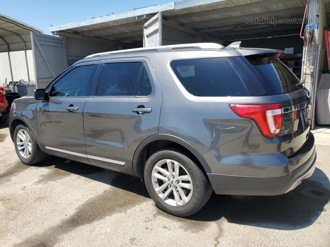 2017 Ford Explorer Xlt Gray vin: 1FM5K7D81HGE23774