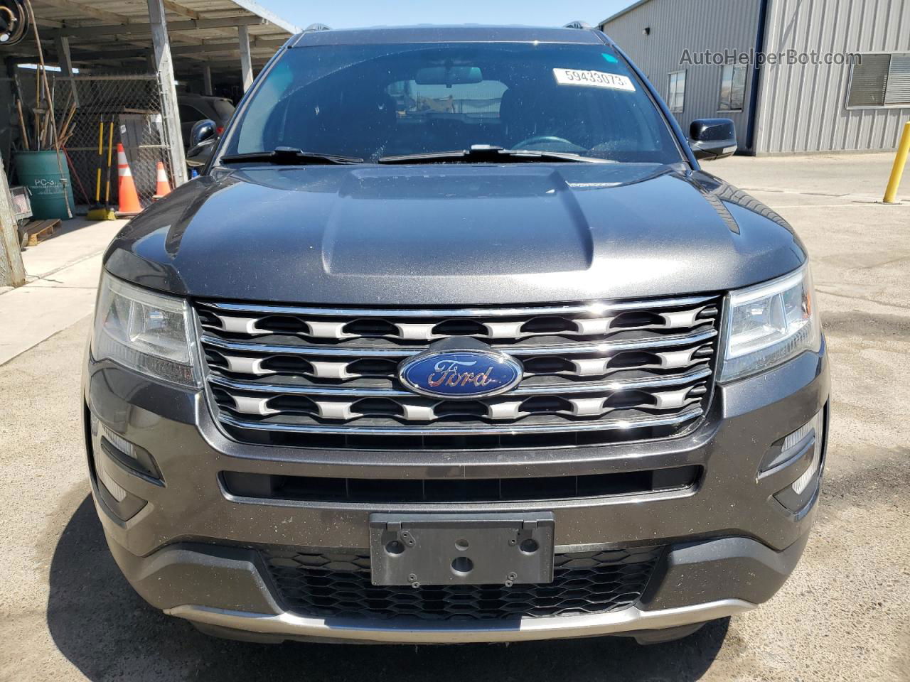 2017 Ford Explorer Xlt Gray vin: 1FM5K7D81HGE23774