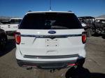 2018 Ford Explorer Xlt White vin: 1FM5K7D81JGA31948