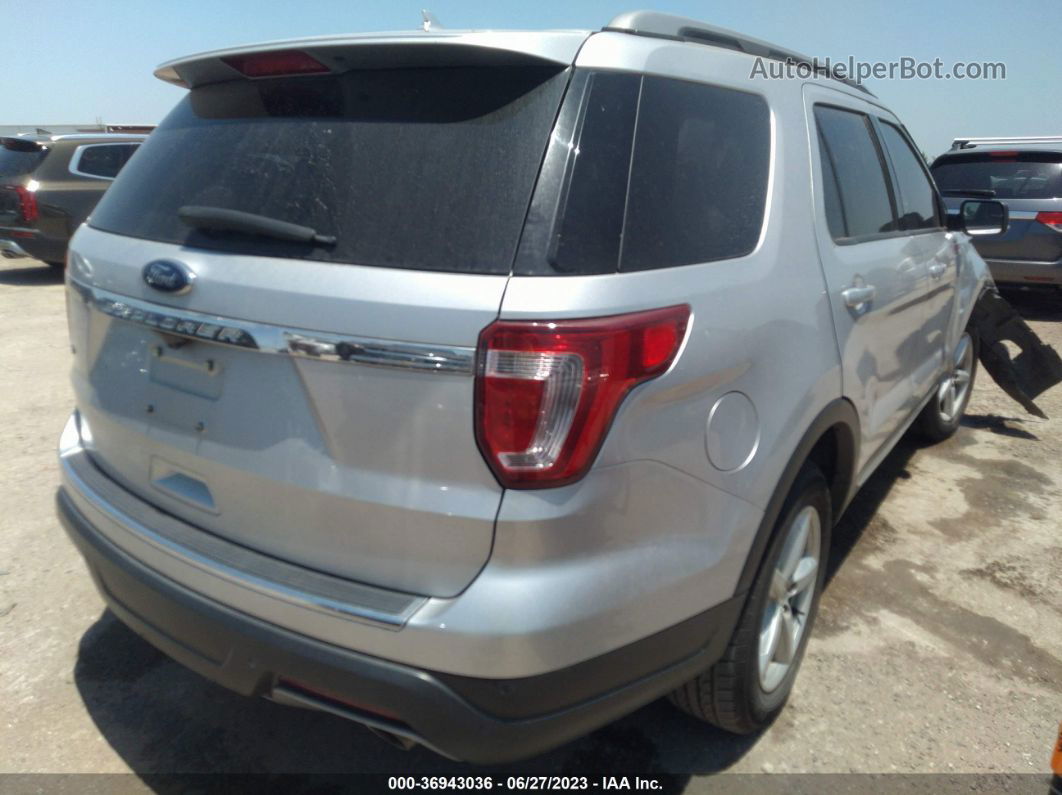 2018 Ford Explorer Xlt Silver vin: 1FM5K7D81JGA35207