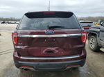 2018 Ford Explorer Xlt Burgundy vin: 1FM5K7D81JGB99573