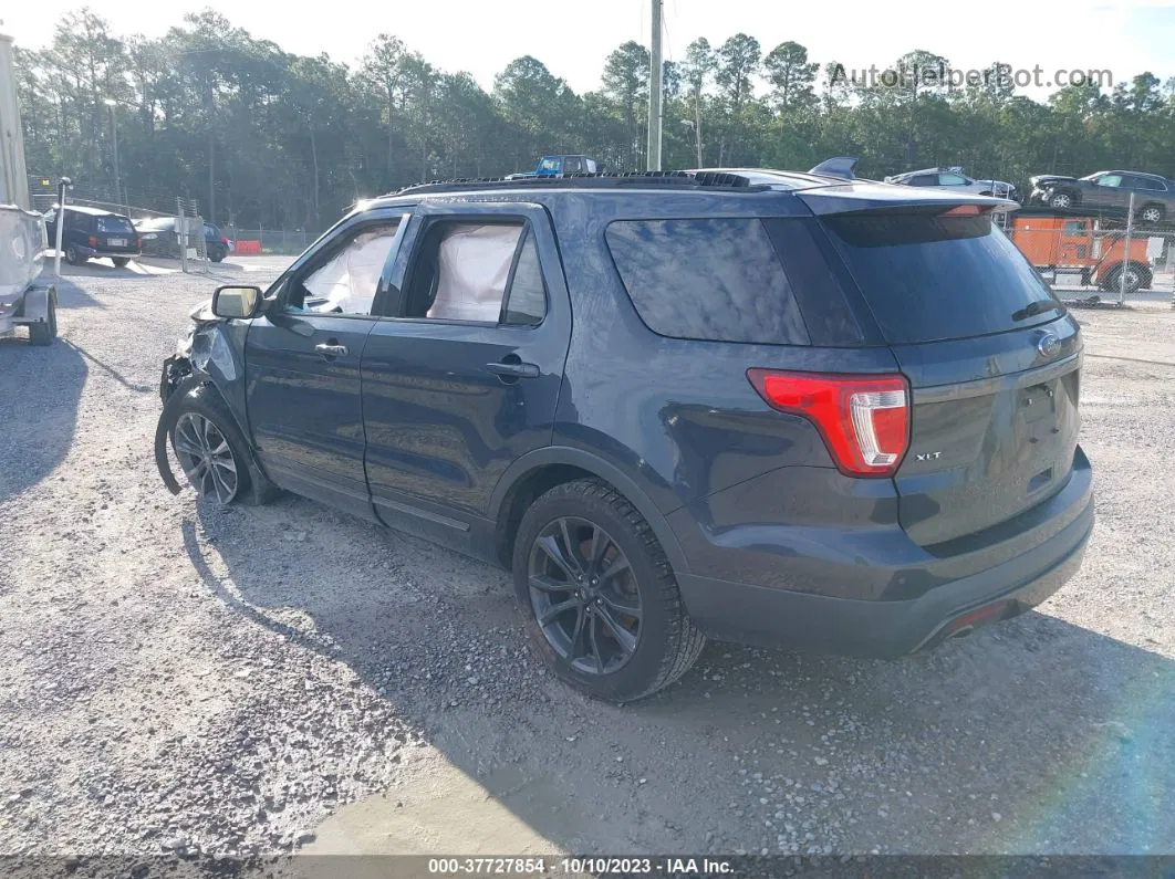 2017 Ford Explorer Xlt Gray vin: 1FM5K7D82HGA01674