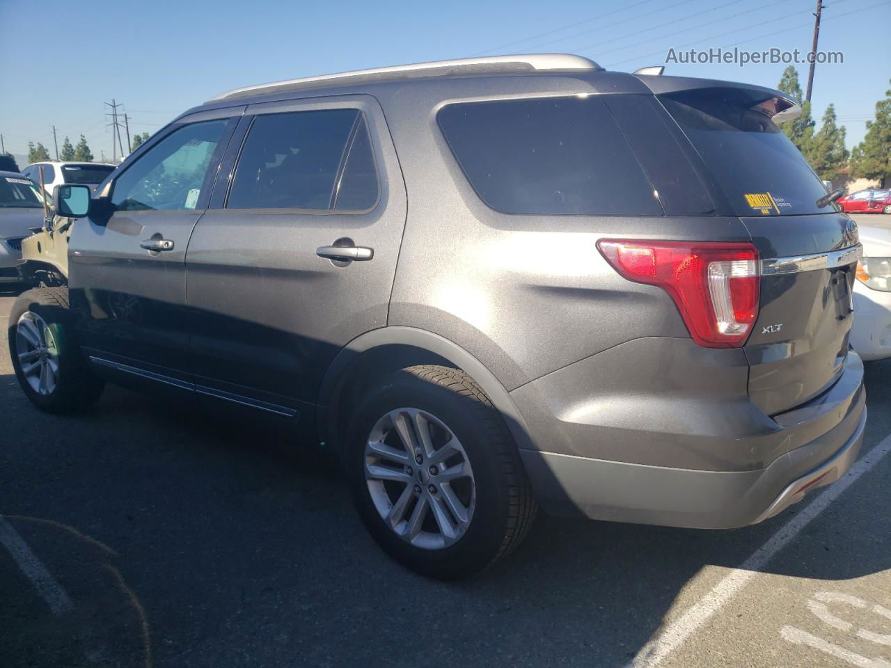 2017 Ford Explorer Xlt Gray vin: 1FM5K7D82HGD56151