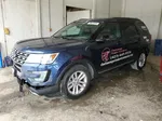 2017 Ford Explorer Xlt Blue vin: 1FM5K7D82HGD62256