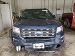 2017 Ford Explorer Xlt Blue vin: 1FM5K7D82HGD62256