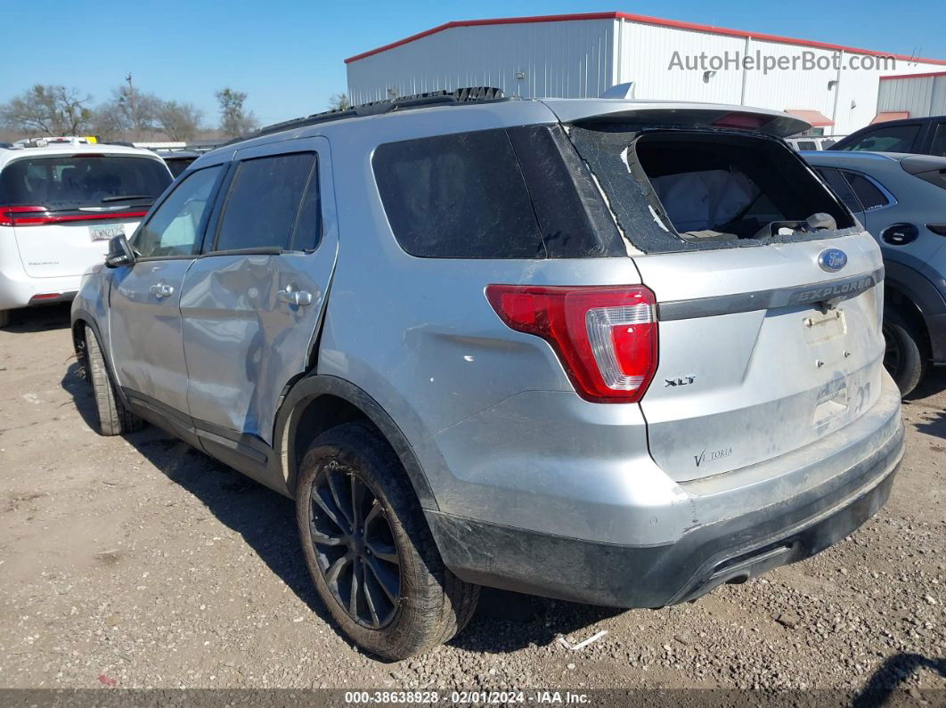 2017 Ford Explorer Xlt Silver vin: 1FM5K7D82HGD98903