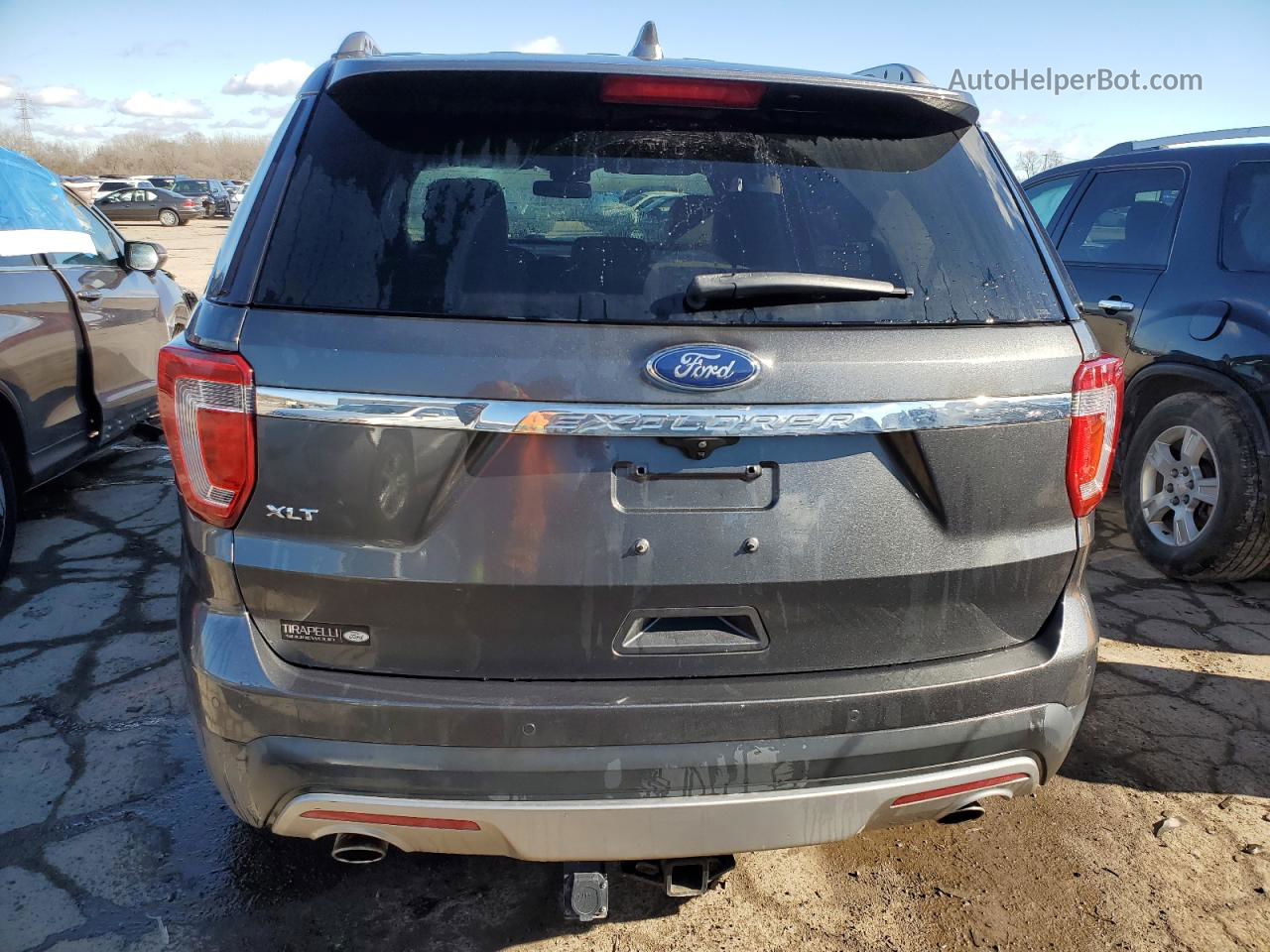 2017 Ford Explorer Xlt Gray vin: 1FM5K7D82HGE11102