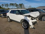 2018 Ford Explorer Xlt White vin: 1FM5K7D82JGB03854