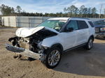 2018 Ford Explorer Xlt White vin: 1FM5K7D82JGB03854