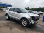 2018 Ford Explorer Xlt Silver vin: 1FM5K7D82JGB39379