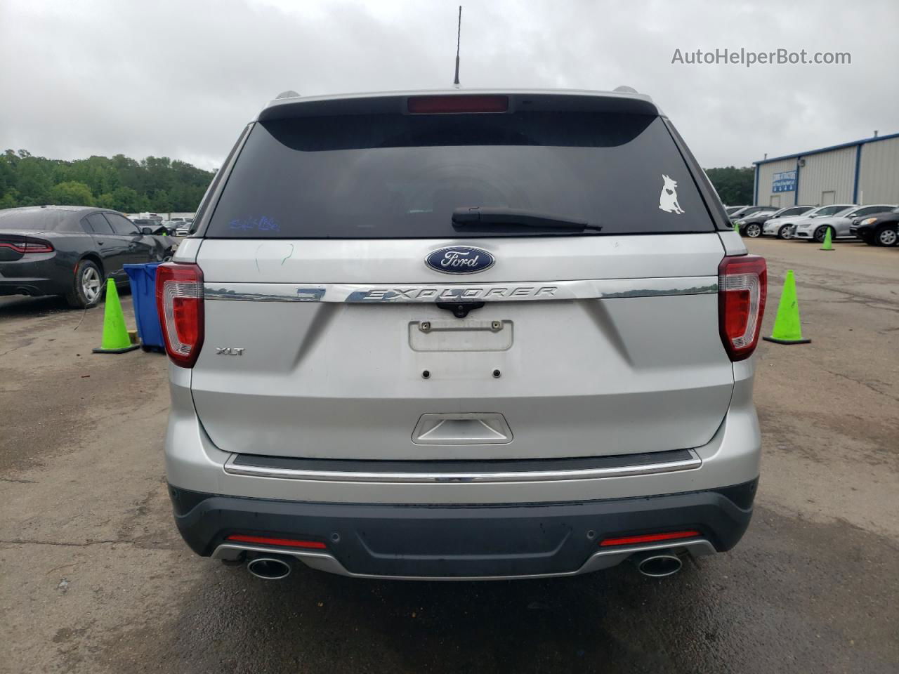 2018 Ford Explorer Xlt Silver vin: 1FM5K7D82JGB39379