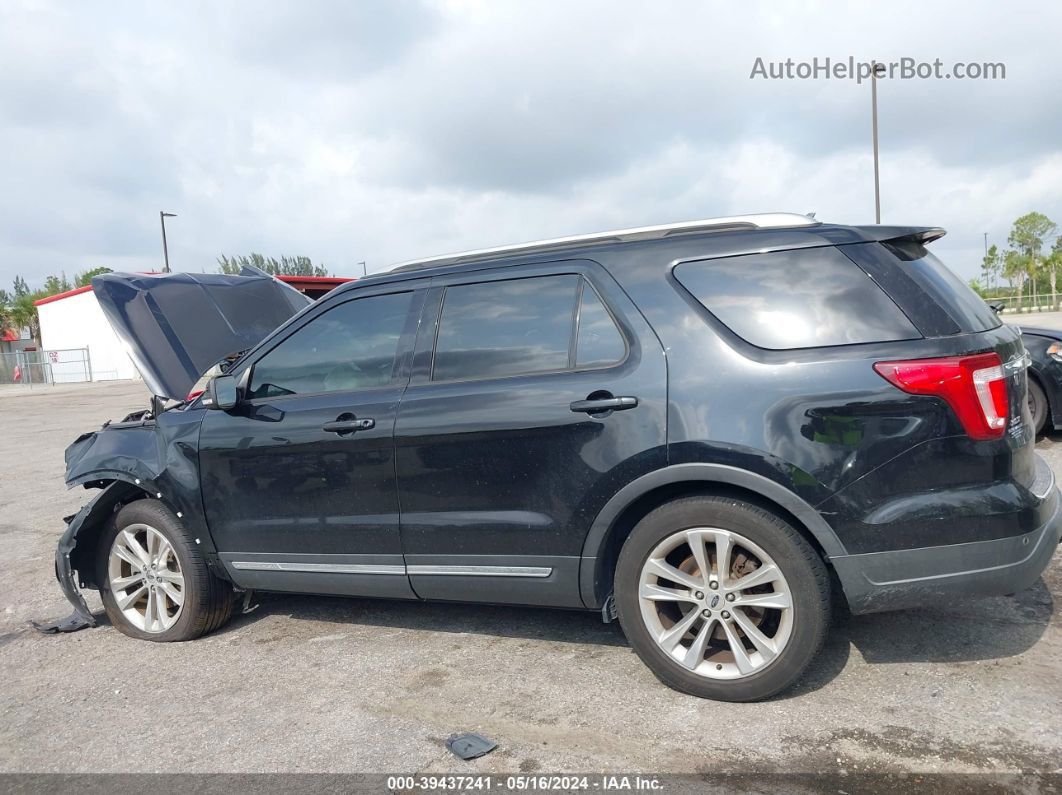 2018 Ford Explorer Xlt Black vin: 1FM5K7D82JGB39429