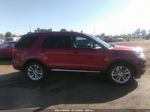 2018 Ford Explorer Xlt Red vin: 1FM5K7D82JGC00830