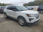 2018 Ford Explorer Xlt White vin: 1FM5K7D82JGC39241