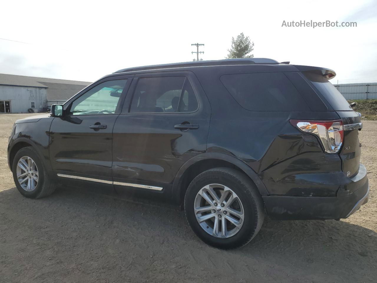 2017 Ford Explorer Xlt Black vin: 1FM5K7D83HGA09833