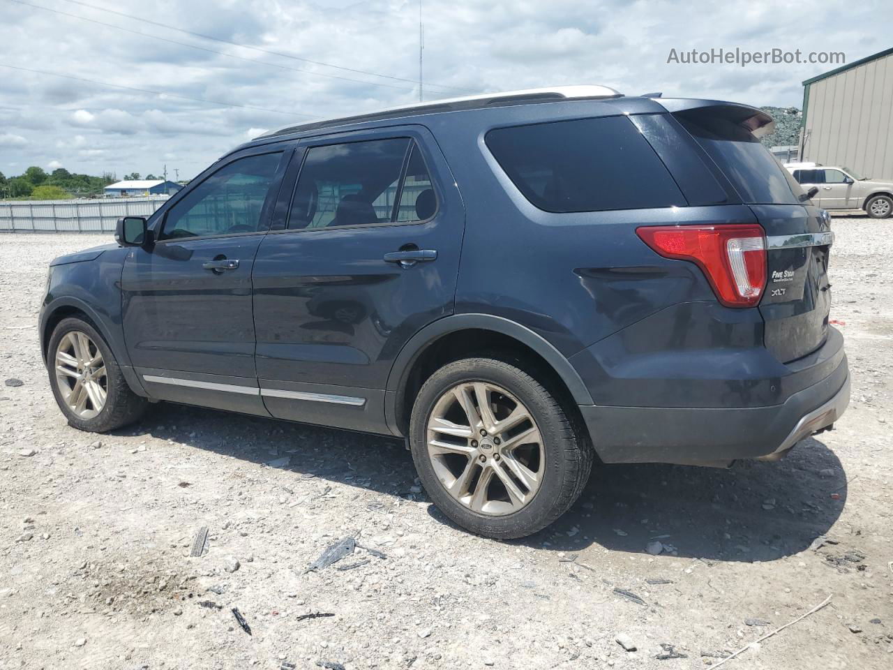 2017 Ford Explorer Xlt Gray vin: 1FM5K7D83HGA73256