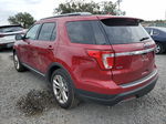 2018 Ford Explorer Xlt Red vin: 1FM5K7D83JGB04351