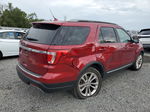 2018 Ford Explorer Xlt Red vin: 1FM5K7D83JGB04351