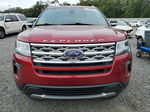 2018 Ford Explorer Xlt Red vin: 1FM5K7D83JGB04351