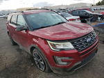 2017 Ford Explorer Xlt Red vin: 1FM5K7D84HGD11356