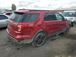 2017 Ford Explorer Xlt Red vin: 1FM5K7D84HGD11356