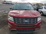 2017 Ford Explorer Xlt Red vin: 1FM5K7D84HGD11356