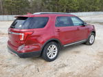 2017 Ford Explorer Xlt Red vin: 1FM5K7D84HGD80242