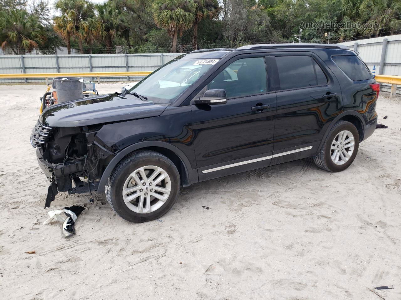 2017 Ford Explorer Xlt Black vin: 1FM5K7D84HGE34042