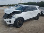 2018 Ford Explorer Xlt White vin: 1FM5K7D84JGB26701