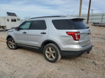 2018 Ford Explorer Xlt Silver vin: 1FM5K7D84JGC70345