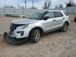 2018 Ford Explorer Xlt Silver vin: 1FM5K7D84JGC70345