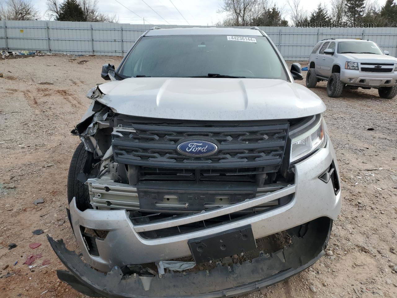 2018 Ford Explorer Xlt Silver vin: 1FM5K7D84JGC70345