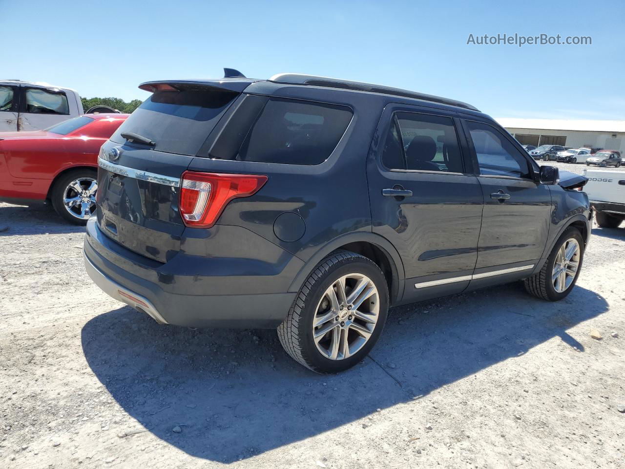 2017 Ford Explorer Xlt Black vin: 1FM5K7D85HGA73579