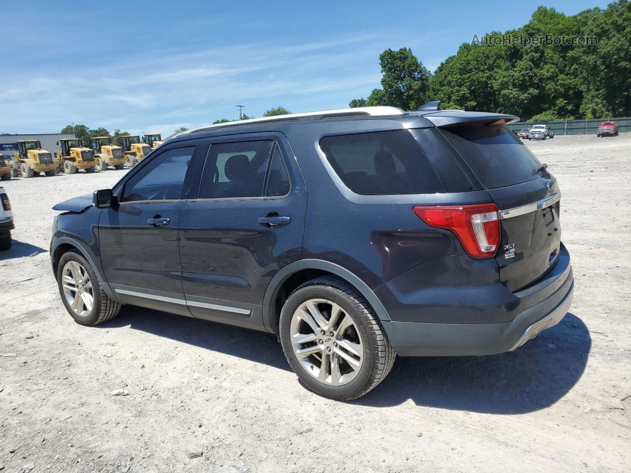 2017 Ford Explorer Xlt Black vin: 1FM5K7D85HGA73579