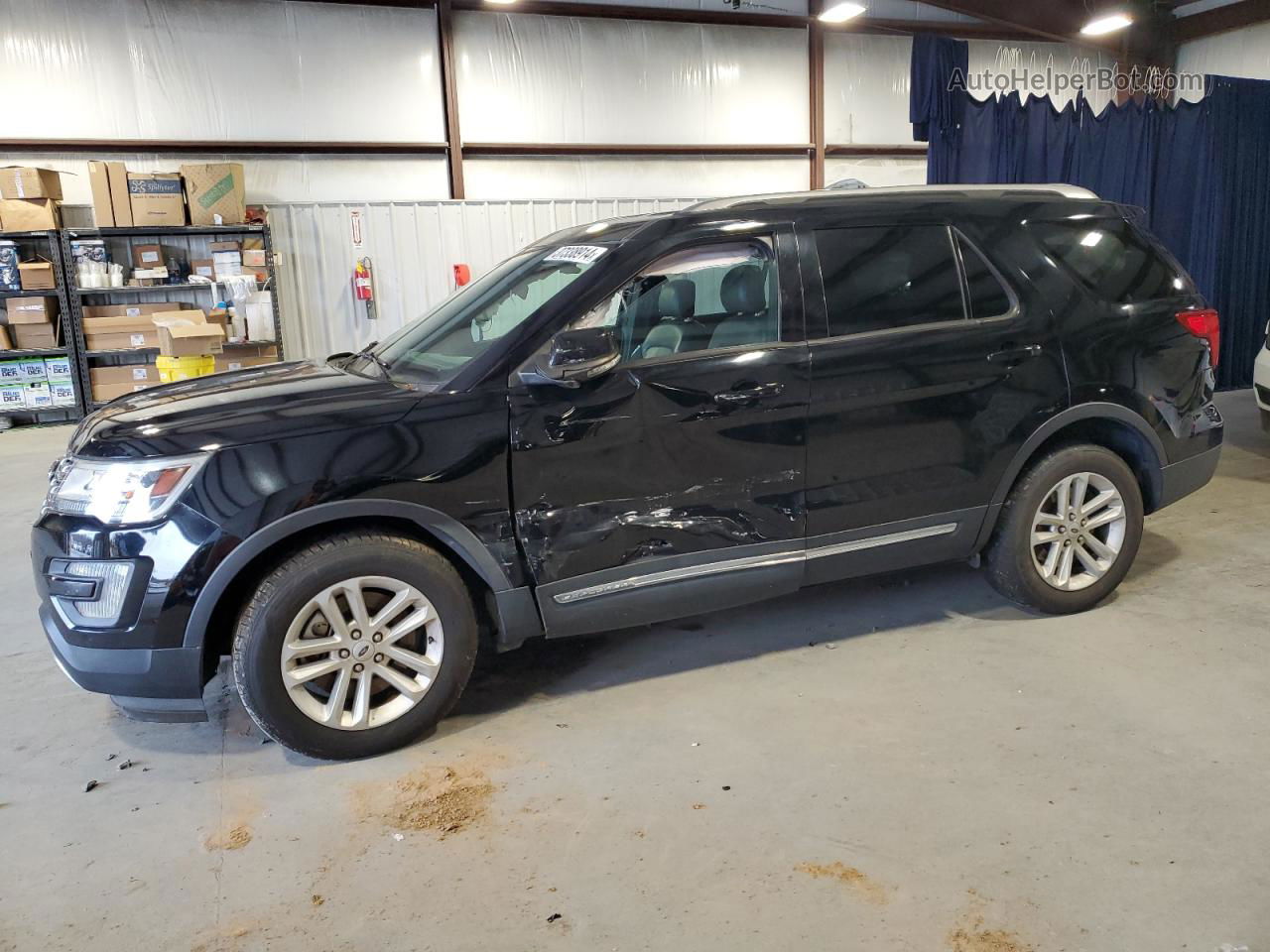 2017 Ford Explorer Xlt Black vin: 1FM5K7D85HGE18500