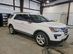 2018 Ford Explorer Xlt White vin: 1FM5K7D85JGA51734