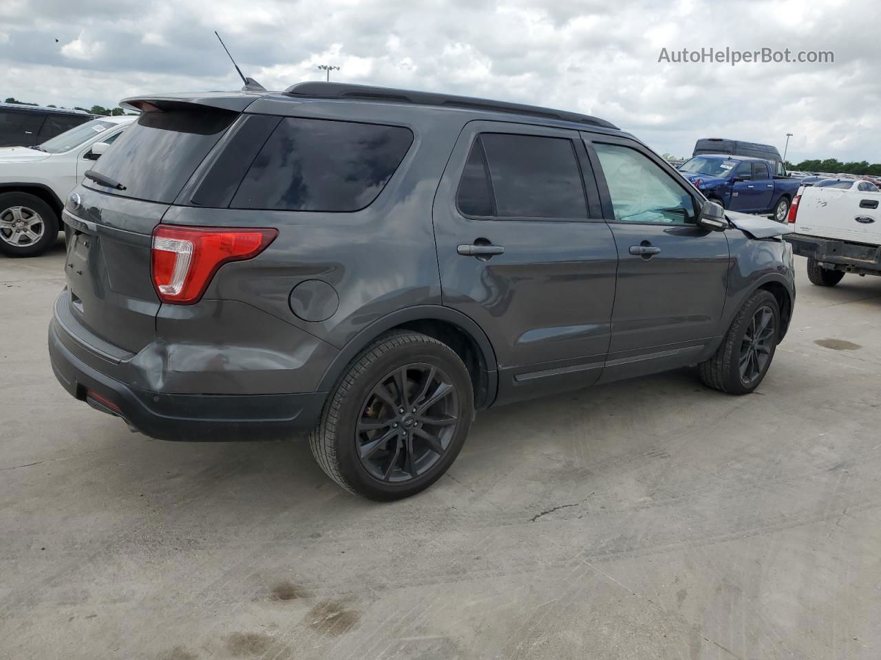 2018 Ford Explorer Xlt Charcoal vin: 1FM5K7D85JGA79341