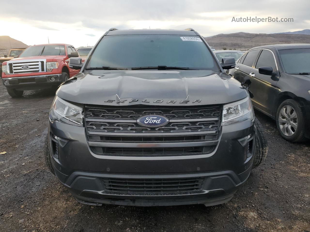 2018 Ford Explorer Xlt Gray vin: 1FM5K7D85JGB44365