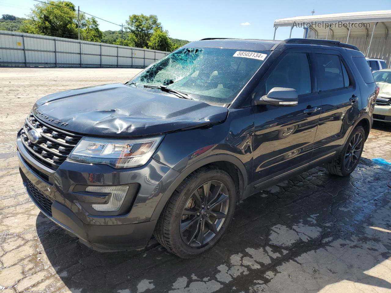 2017 Ford Explorer Xlt Black vin: 1FM5K7D86HGA97308