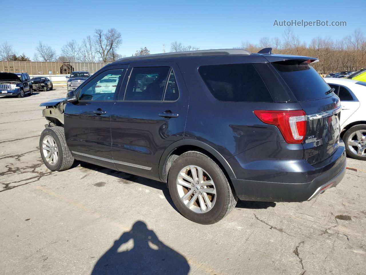 2017 Ford Explorer Xlt Black vin: 1FM5K7D86HGB79104