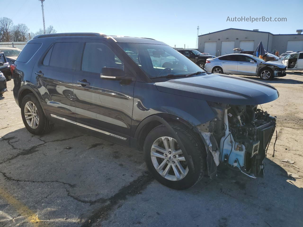 2017 Ford Explorer Xlt Black vin: 1FM5K7D86HGB79104