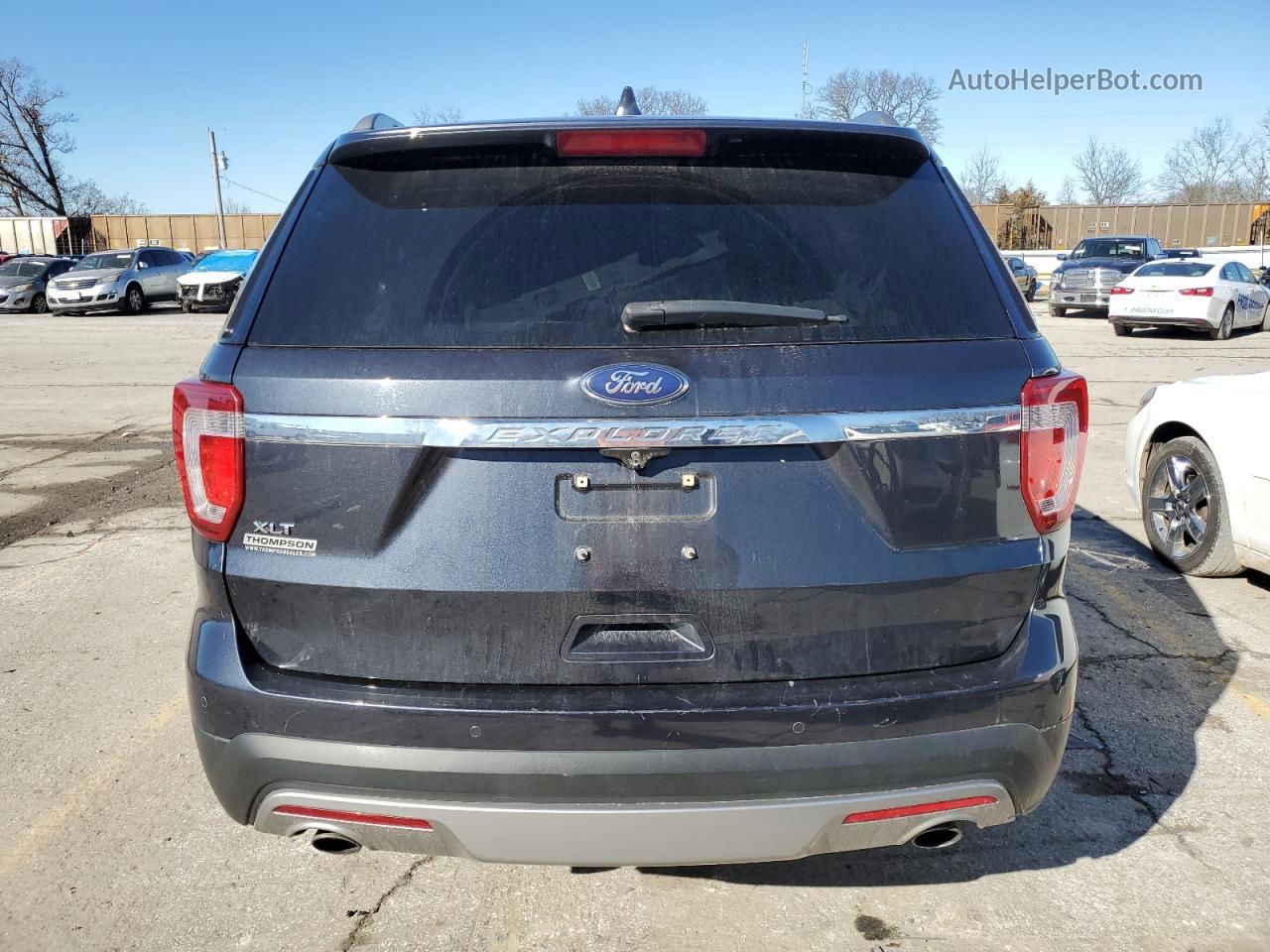 2017 Ford Explorer Xlt Black vin: 1FM5K7D86HGB79104